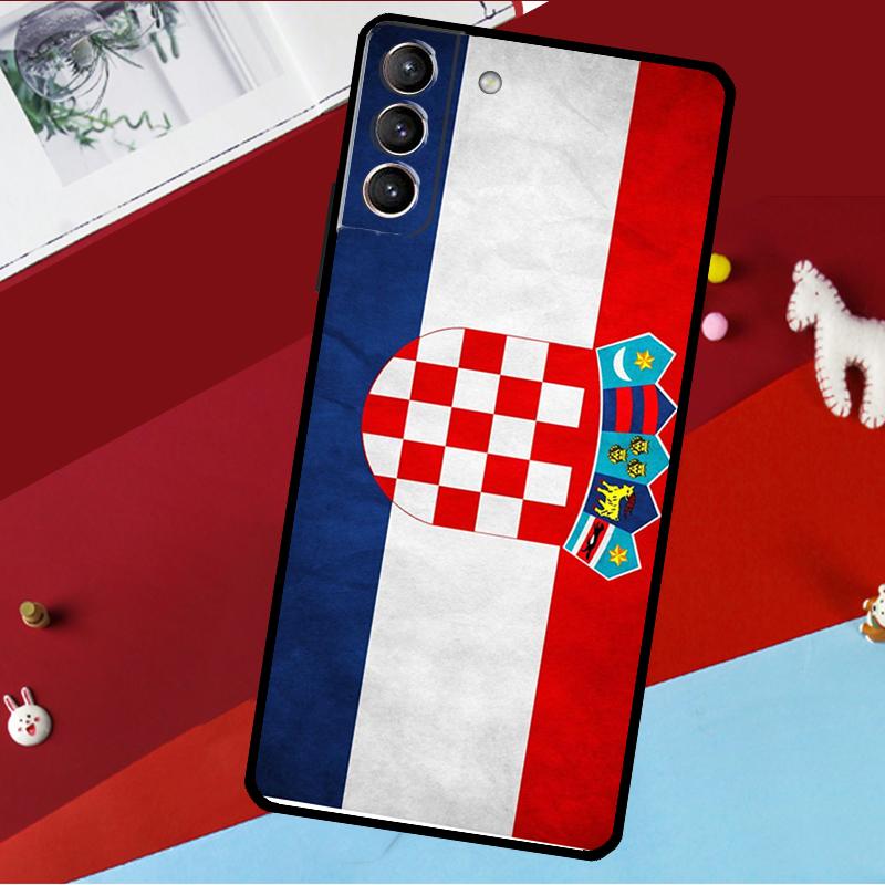Чехол Флаг Хорватии Для Samsung Galaxy S26 S25 S24 S22 S23 Ultra Plus S20 S21 FE S9 S10 S25 FE Чехол для телефона