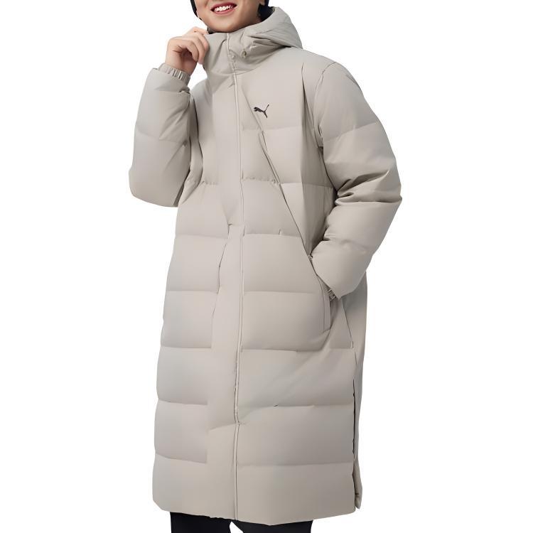 PUMA LONG DOWN JACKET Down Jacket Unisex Marble Gray 687428-68