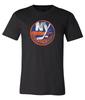 Футболка с потертым логотипом New York Islanders S-6XL Отслеживание!! Футболка Unisex