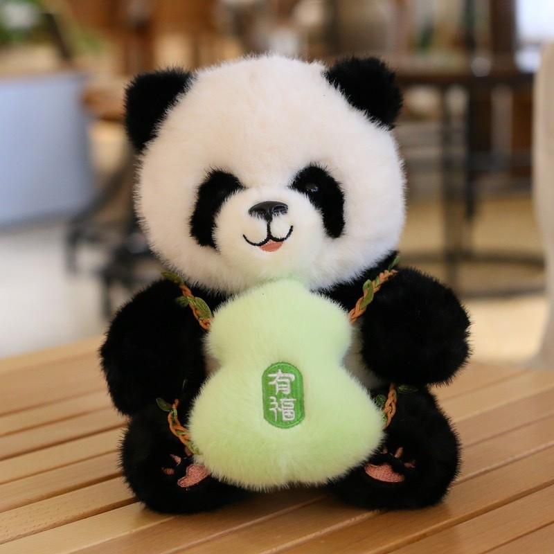 Giant Simulation Cute Panda Plush Toy Doll Silly Travel Souvenir Mascot Gift