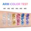 6pcs Star Series Glitter Stick Set Body Shimmer Face Hair Highlighter Chunky Festival Glitter Makeup for USA 250th Anniversary Fireworks Party Raves