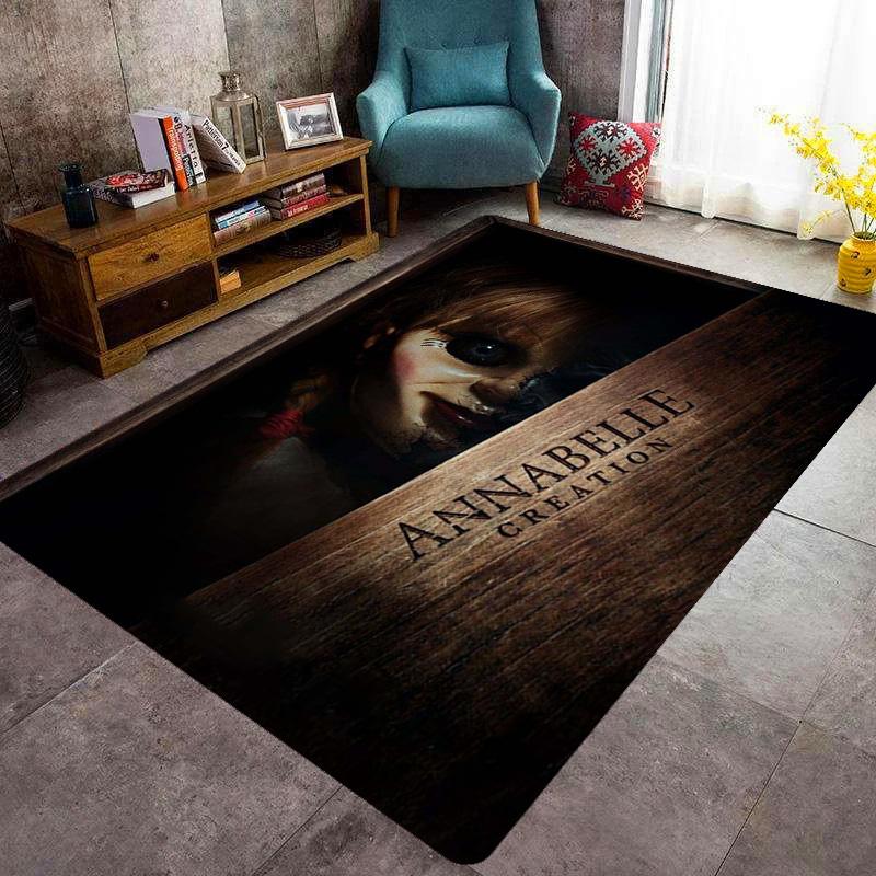 Doll Horror Unveiled carpet Living room and bedroom mats printing Christmas gifts Dormitory decoration Protective pad