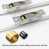 4PCS Stainless Steel Sliding Patio Door Roller Assembly  Glass Door Replacement