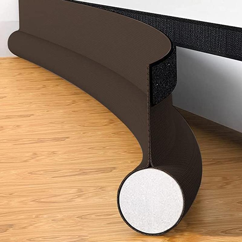 Регулируемая нижняя уплотнительная полоса двери Уплотнитель под дверью Уплотнитель для защиты от сквозняков Защита от холода и ветра Блокиратор щелей Акустическая пена для дома