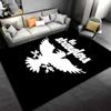 Eagle with The Stranglers Logo suitable as a non-slip mat for the living room or bedroom sofa