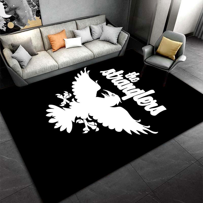 Eagle with The Stranglers Logo suitable as a non-slip mat for the living room or bedroom sofa