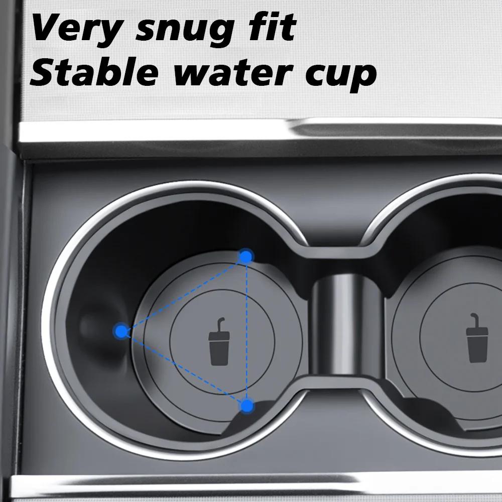 Center Console Water Cup Holder for Tesla New Model Y 2025 2026 Launch Juniper Model 3 Highland
