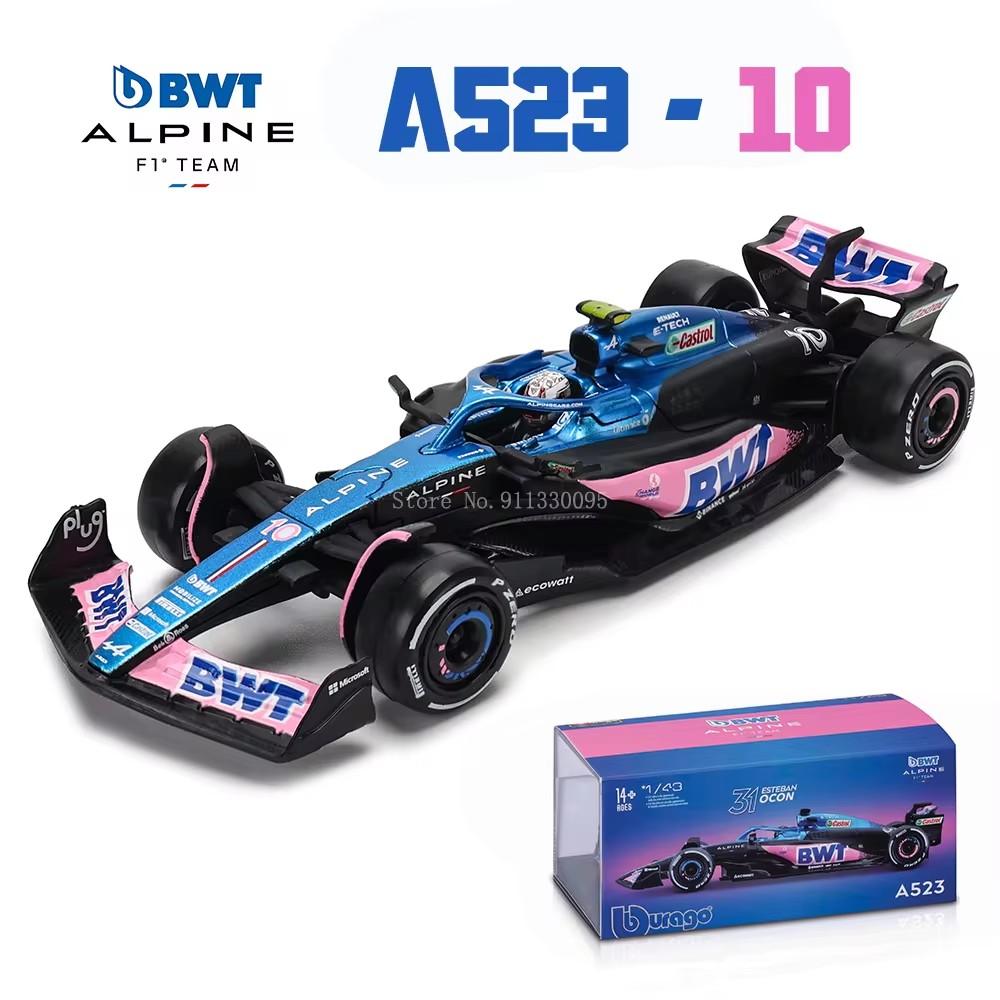 Bburago 1:43 F1 2023 24# Zhou Guanyu Alfa Romeo F1 Team Stake C43 77# Valtteri Bottas Alloy Car Die Cast Car Model Competition zl2