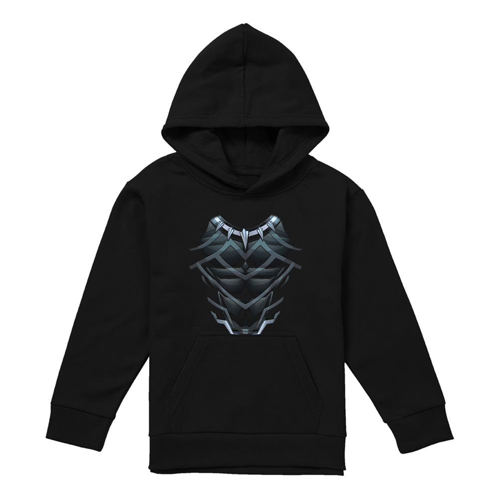 Black Panther Childrens/Kids Costume Pull Over Hoodie