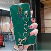 Чехол для OPPO A76, роскошный чехол-браслет с сердечком для OPPO A5 A9 A15 A15S A52 A53 A54 A72 A73 A74 A94 F11 F17 F19 Pro Realme C15 C21