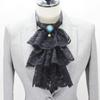 Lace Jabot Fake Collar Costume Accessory Lace Collar Steampunk Ruffled Neck Collar for Women