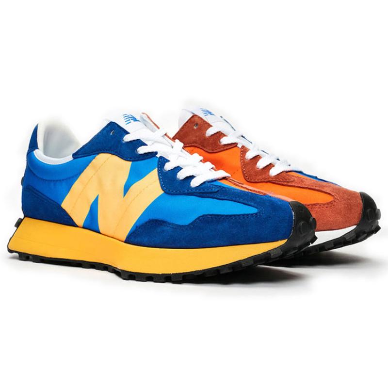 New Balance 327 Сине-оранжевые кроссовки MS327LAA
