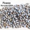 Бусины Picasso 4x6 мм овальные рисовые для самодельных украшений