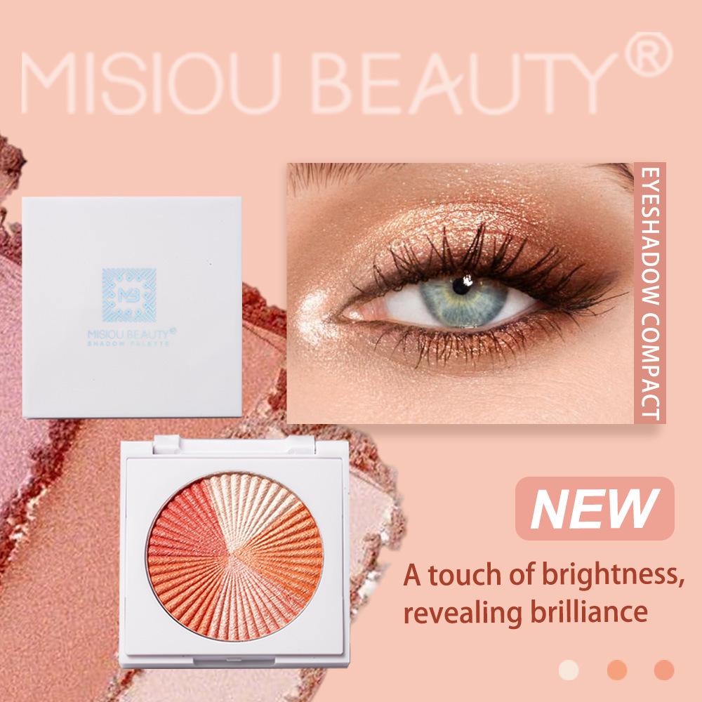 MISIOU BEAUTY Палетка теней для век и румян двойного использования: матовые и с шиммером