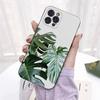 Чехол для телефона Leaves Monstera Green для iPhone 8 7 6 6S Plus X SE 2020 XR XS 14 11 12 13 Mini Pro Max