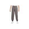 Детские трикотажные спортивные брюки средней талии с манжетами, детские брюки серого цвета DQ8882-210
