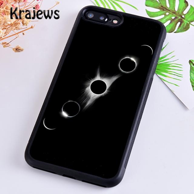 Krajews Луна Космос Лунное Затмение Планета Мягкий Чехол Для Телефона Для iPhone 17 Air 16 15 14 plus 11 12 13 pro max coque Fundas