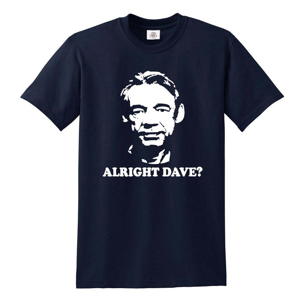 Alright dave funny t shirt top joke retro british comedy gift top tee