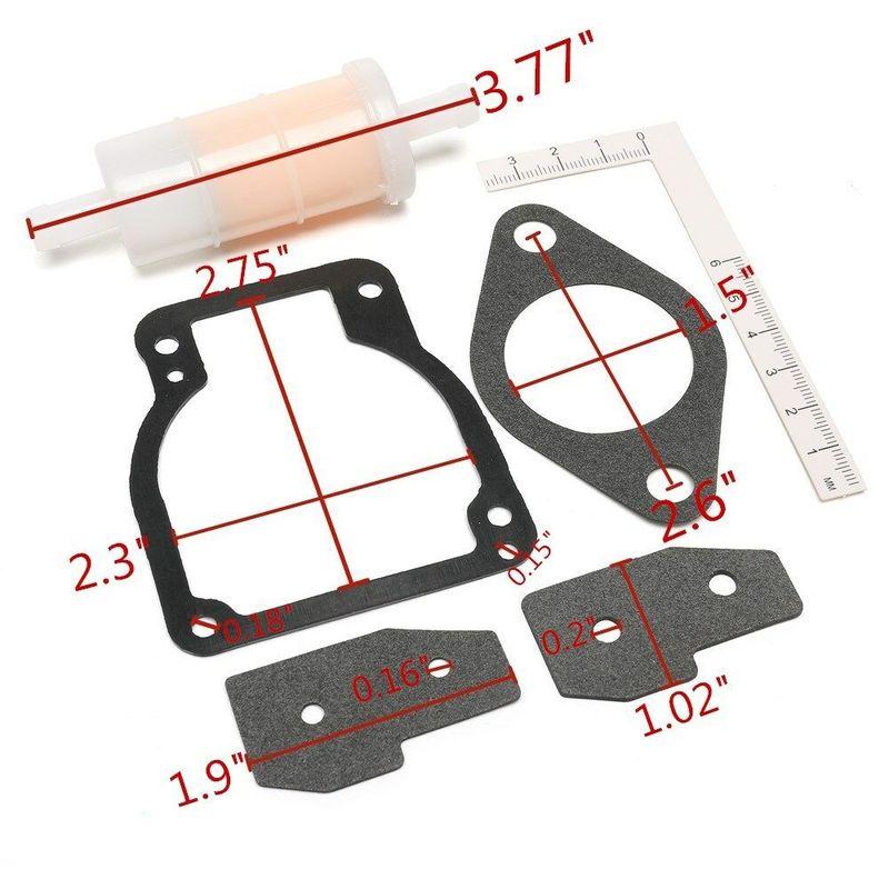 Sierra 18-7750-1 Carburetor Kit fits Mercury 70-75-90-115-120-125 HP Carbur Mariner Outboard Motor Replaces 1395-8236354