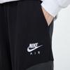 Nike As W Nsw Air Flc Mr Jggr Logo Embroidered Color Block Knitted Sports Joggers Women Joggers Black DD5420-010