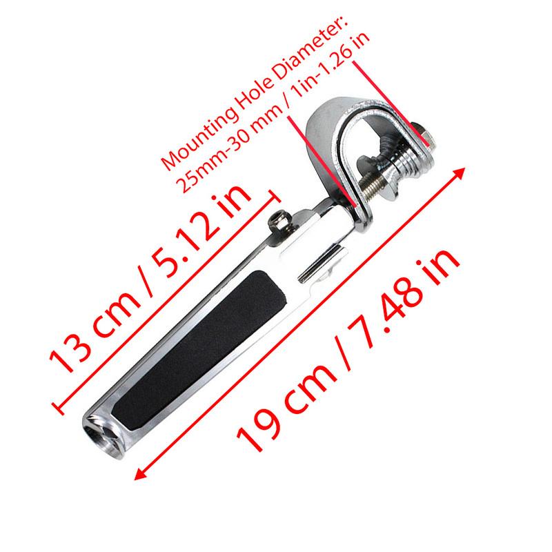Universal Motorcycle Footrests Foot Pegs Foot Rest Highway Footpegs 25mm 32mm Aluminum Alloy Motocross Accessories Pedals