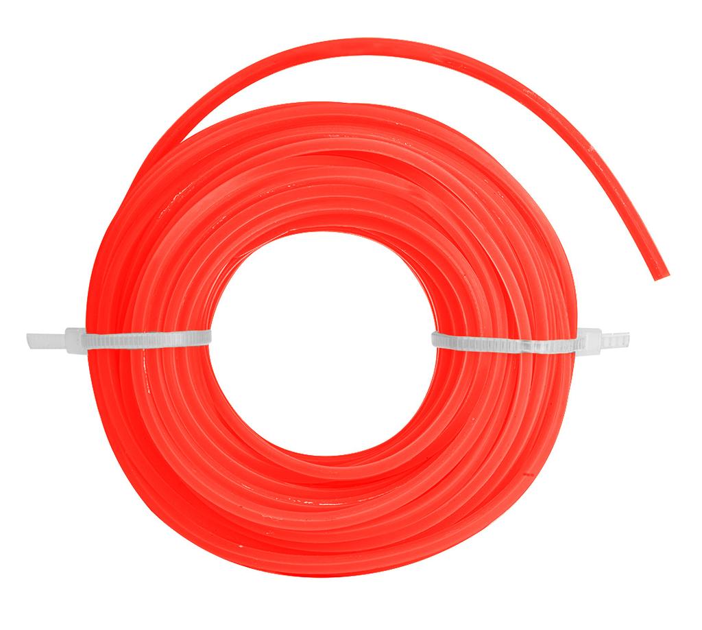 Square trimmer line, diameter 3 mm, length 15 m