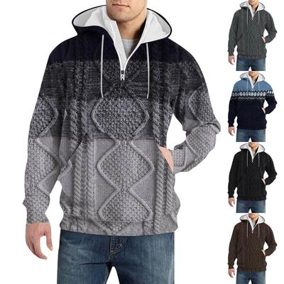 Весенне-осенняя мужская толстовка с воротником-стойкой на открытом воздухе, повседневные свитера, топы