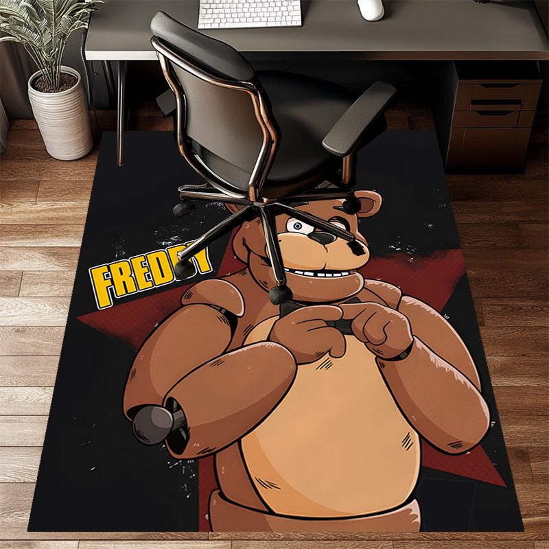 1pc Freddy bear2 Design Printed Area Rug Carpet for Bedroom Living Room Home Decor Rugs Mat Non Slip Mat Rug for Bedside