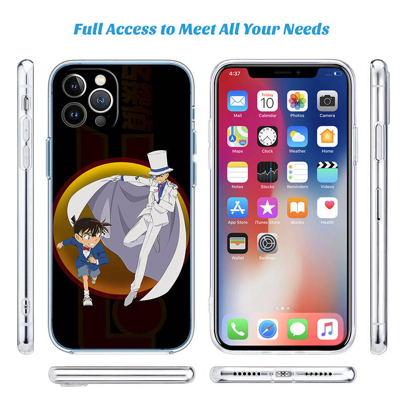 MH39 Detective Conan Phone Case for Motorola Edge 20 30 S30 40 50 Fusion Lite Plus Pro Neo Ultra One Power Action Macro Hyper Vision Zoom
