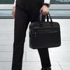 Men's Business Handbag Fashion Casual Large Capacity Men's Bag Trend Advanced Sense Bag Top Layer Cowhide Briefcase