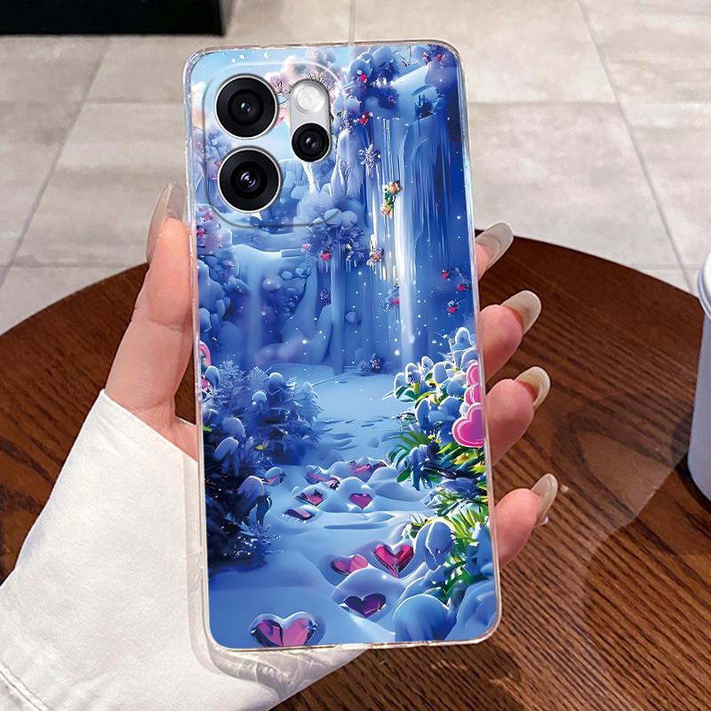Чехол для OPPO Reno 15 FS 15F Reno15 F Reno15F 5G Чехол для телефона Эстетичный Модный Милый Кот Мягкий Силикон Прозрачный ТПУ Задняя Крышка