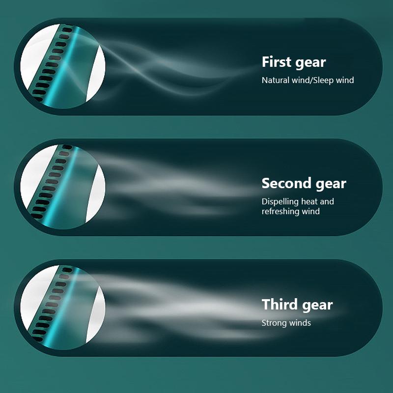 Neck Fan USB Charging Electric Portable Hanging Small Bladeless Mini Sports Fan Summer Outdoor Sports Hanging Neck Cooling Fan