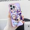 HSR Robin Pink Translucent Mobile Phone Case for iPhone 17 16 15 14 13 12 11 X XR XS Air Pro Max Plus Colorful Cover