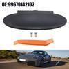 Makeup Mirror Cover Mirror Sun Visor Mirror Black Car Sun Visor Cover Wear-resistant High Universality Fitment For Porsche 996