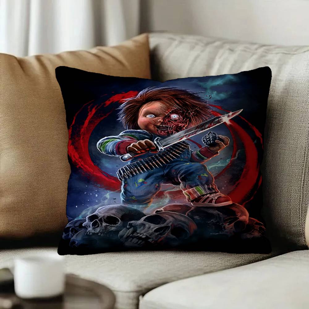 Children Play Chucky Slasher Pillow Gifts Home Office Furnishings Bedroom Sofa Car Cushion Cover case xcm