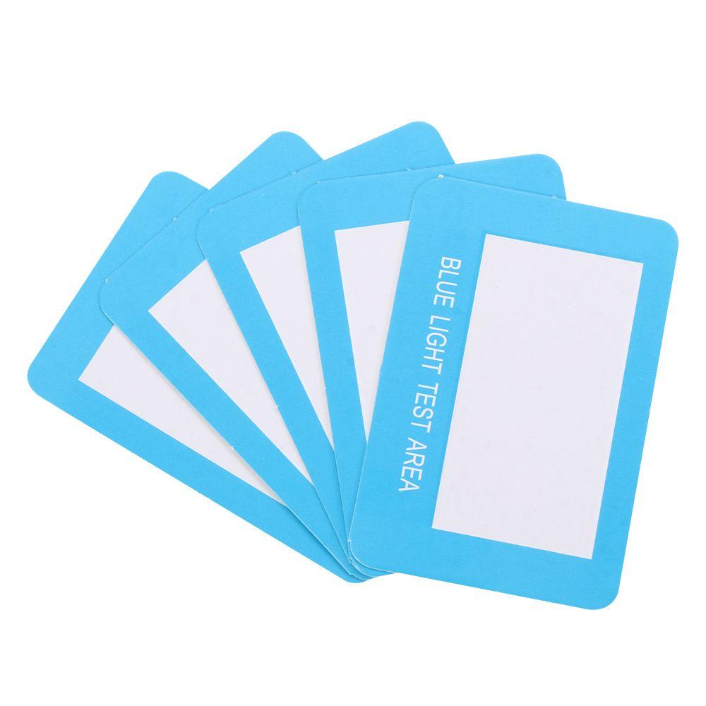 Eyewear Blue Light Detection Anti-Blue Light Test Card Test Light Glasses Accessories Card UV Test