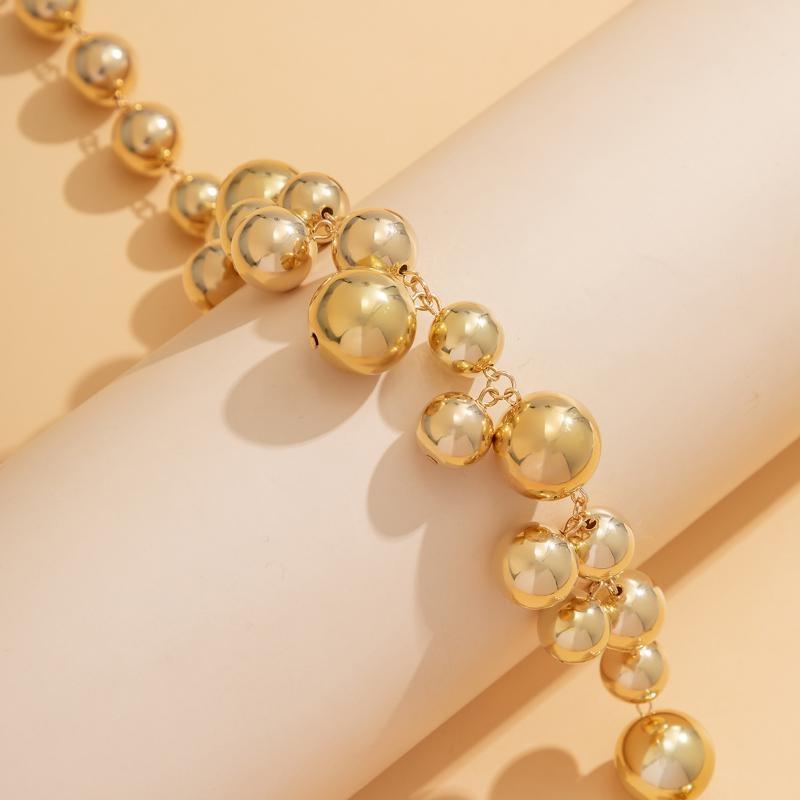 Модное винтажное ожерелье с искусственным жемчугом, жемчужное ожерелье из бисера, колье-колье в стиле панк для женщин, вечерние украшения для невесты, подарок