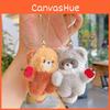 Piggy Panda Soft Plush Animal Key Chain With Magnetic Pair Pendant Backpack