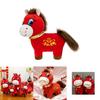 Crying Horse Happiness Plush Toy Cartoon Style Soft Stuffed Animal For Kids Gift