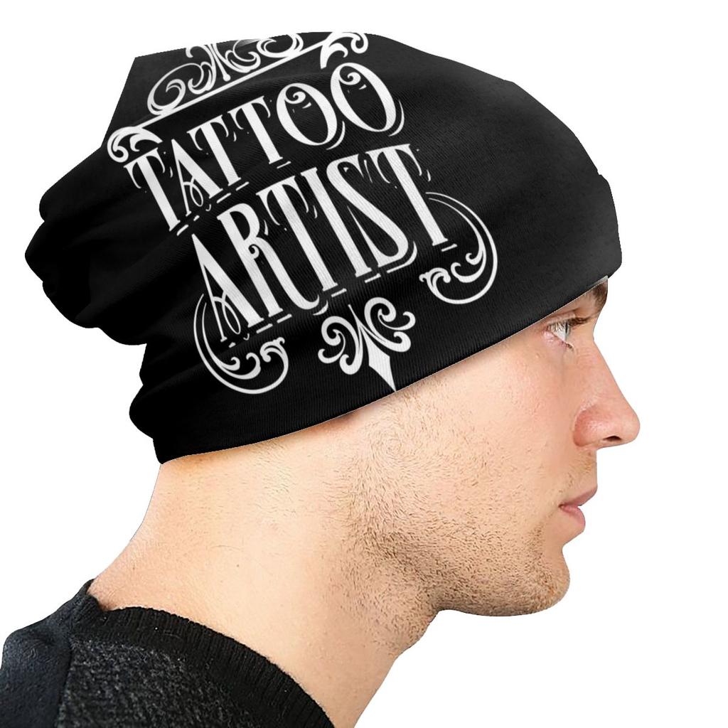 Tattoo Artist Art Job Ink Unisex Slouchy Beanie Hats Women Unisex Hippie Knitting Skullies Beanies Caps for Outdoor Ski