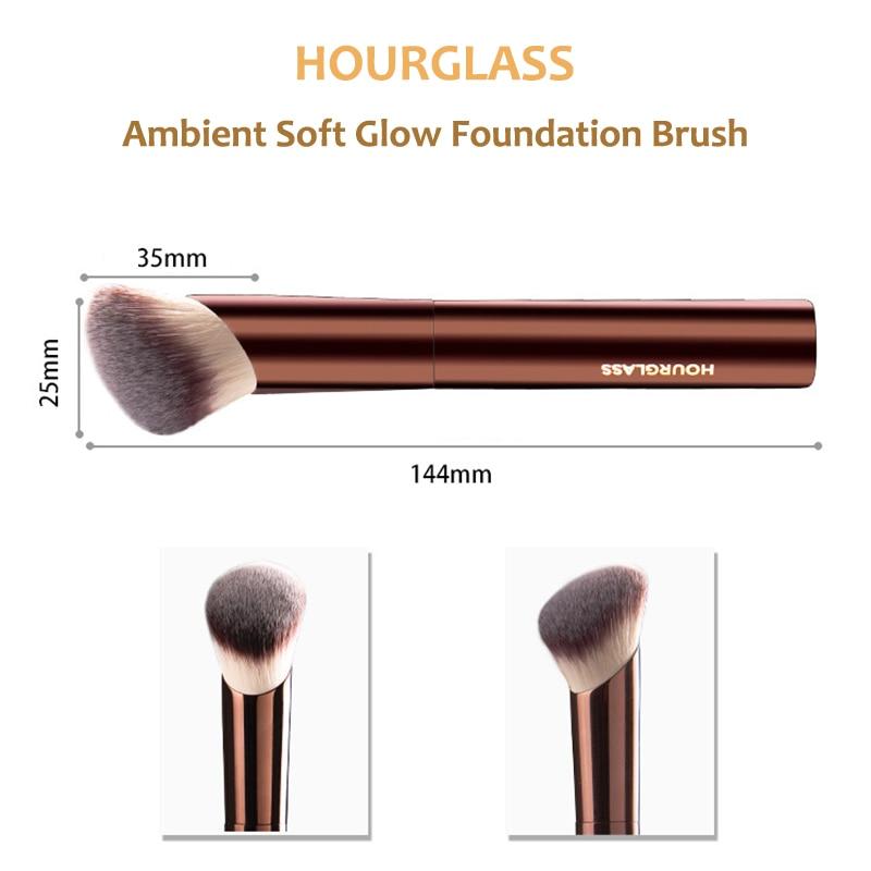 Кисть для макияжа Ambient Soft Glow Foundation - скошенная мягкая жидкая кремовая основа для волос, контурная косметика, косметические инструменты