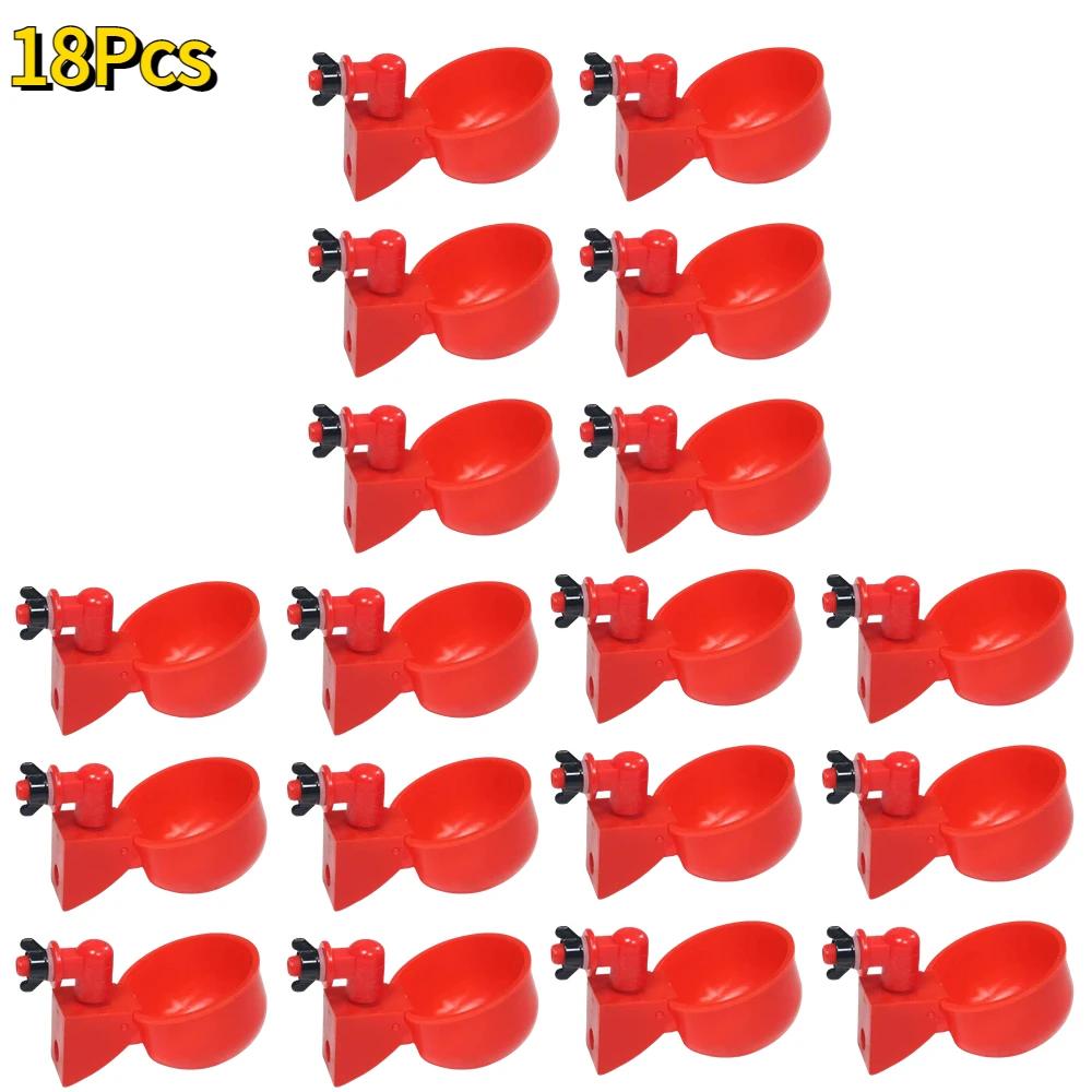 6/12/18 шт. Автоматическая чаша для поения кур, поилка для курятника, кормушка для цыплят, уток, гусей, перепелов