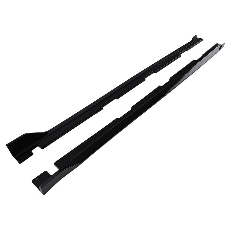 Side Skirt Extension Body Kit Panel for Honda Civic 2016-2021 10th Gen Black ABS