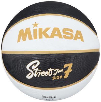 MIKASA Баскетбол Размер 7, Резина, Черный/Белый/Золотой, BB702D-BKWGL-EC, Рекомендуемое внутреннее давление: 0.490-0.630 кгс/см²