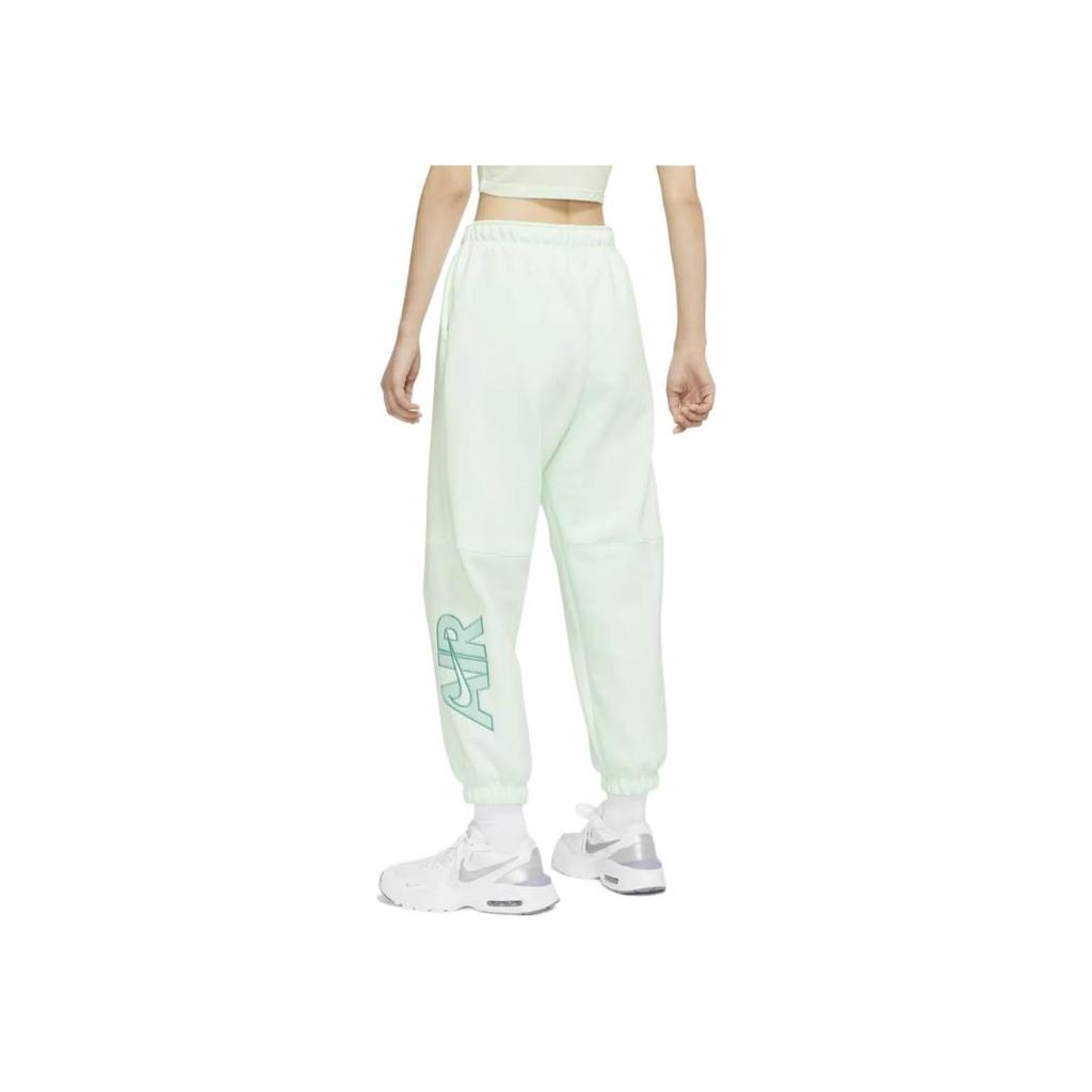 Nike Nsw Air Fleece Pants Casual Knit Cuffed Sportswear Women Bottoms Green DM6062-394