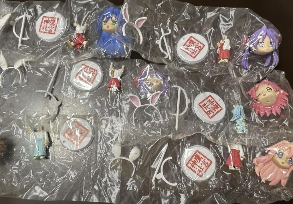[USED] Lucky Star Figures Complete Set of 6