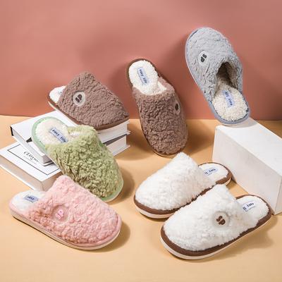 Многоцветные домашние и бытовые теплые хлопковые тапочки унисекс повседневные парные тапочки