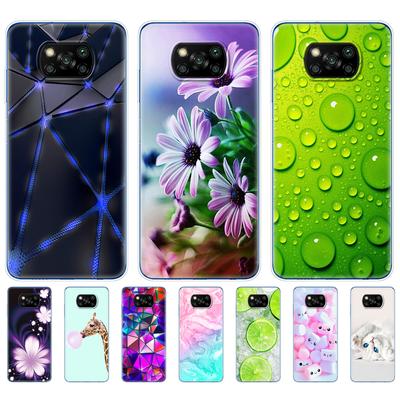 Для Xiaomi Poco X3 NFC силиконовый чехол с мягкой задней панелью для POCO X3 Pro чехол из ТПУ, бампер для Poco X 3 PocoX3 NFC 6,67 дюйма, глобальный чехол для телефона