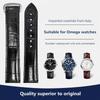 [Nywing] Ремешок для часов Omega Ремешок Omega 19 мм 20 мм 21 мм 22 мм D-застежка Натуральная кожа Аллигатор Patt...
