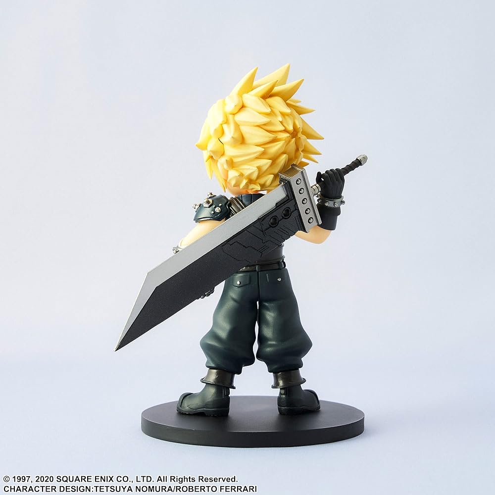 Square Enix Final Fantasy VII Remake Очаровательные Искусства Фигурка Клауда Страйфа Коллекционная Игрушка
